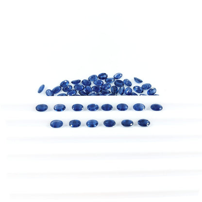 Natural Blue Calibrated Ovals | 6x4mm & 3x5mm & 7x5mm