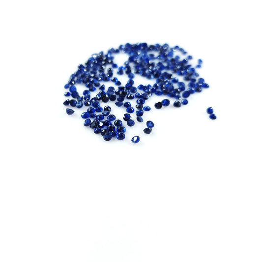 Natural  Bangkok Blue Sapphire Calibrated Rounds | 2mm