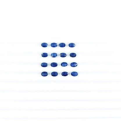 Natural Blue Calibrated Ovals | 6x4mm & 3x5mm & 7x5mm