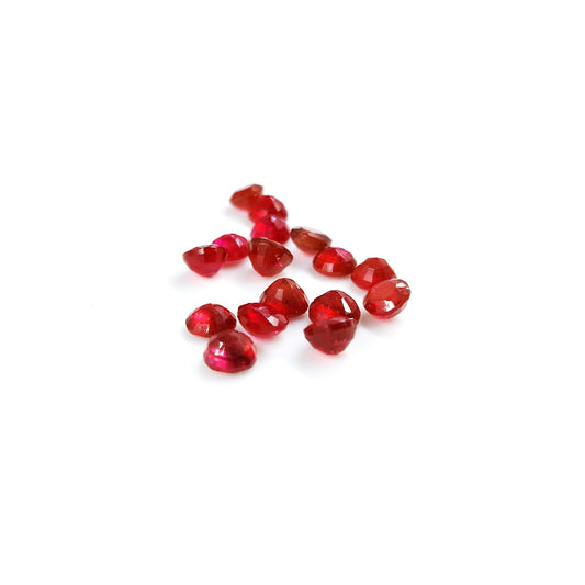 Natural Bangkok Ruby Calibrated Rounds | 4mm & 5mm