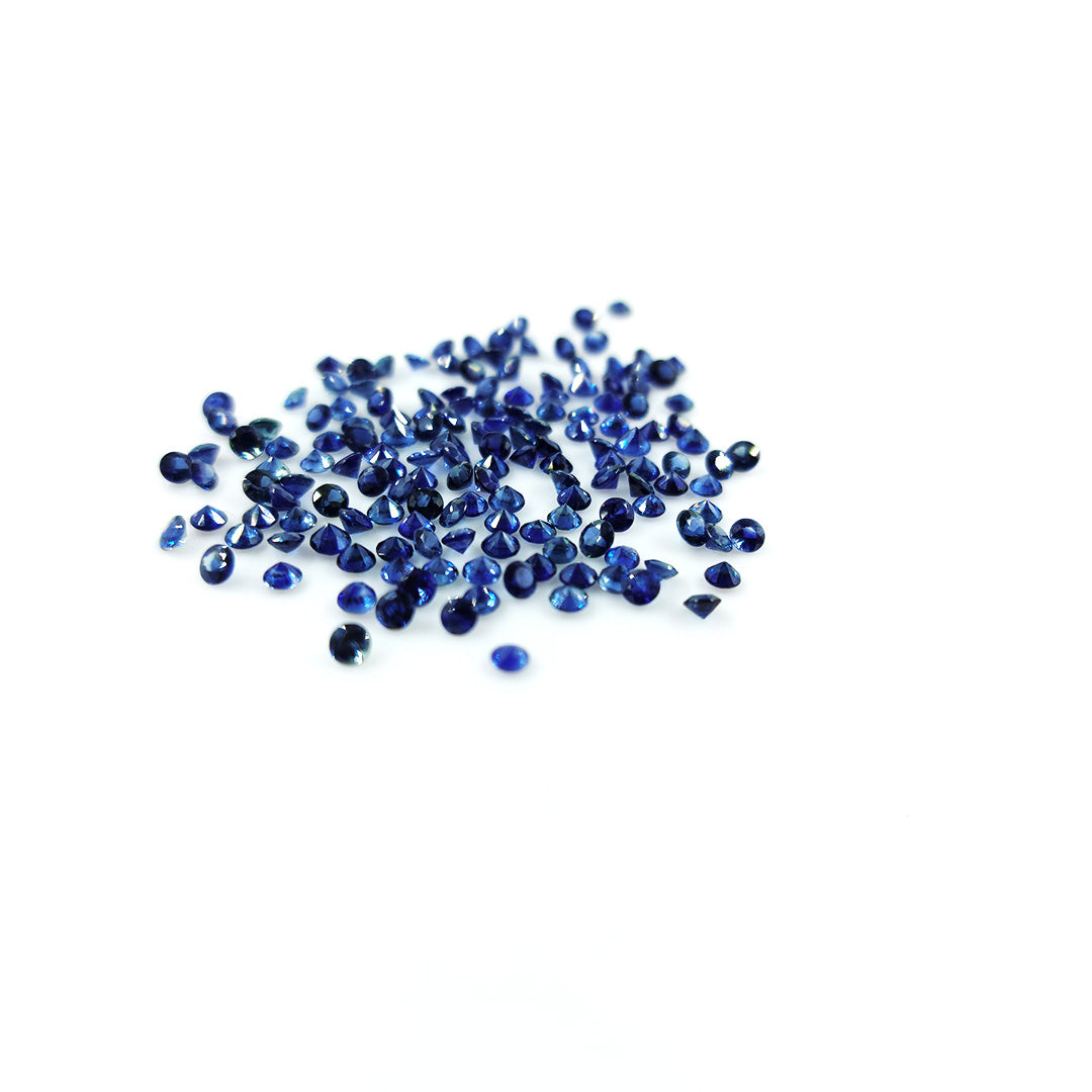 Natural Blue Sapphire Calibrated Round | 2mm