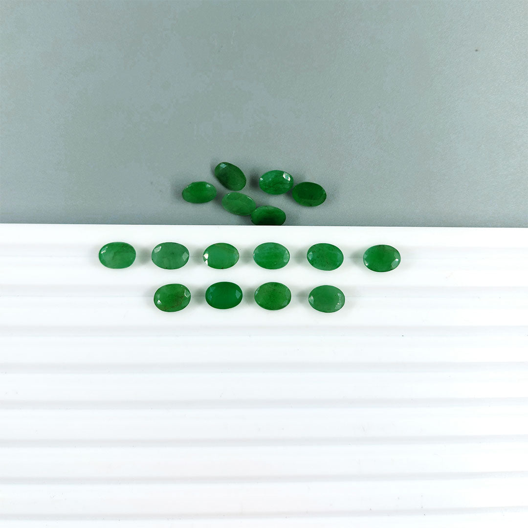 Natural Emerald Calibrated Ovals | 5x7mm &  6x8mm