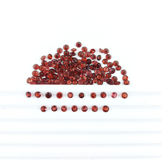 Natural Garnet Calibrated Rounds, 4mm