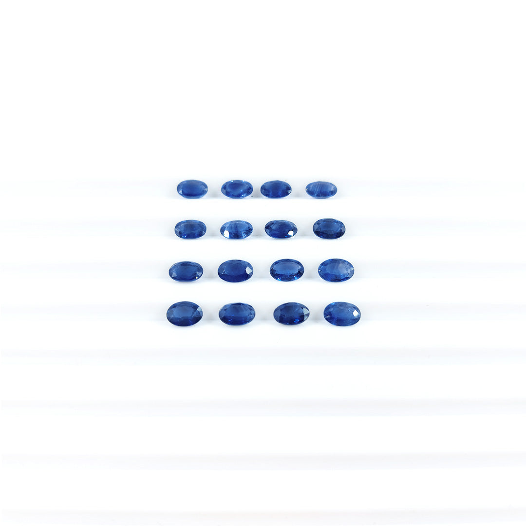 Natural Blue Calibrated Ovals | 6x4mm & 3x5mm & 7x5mm