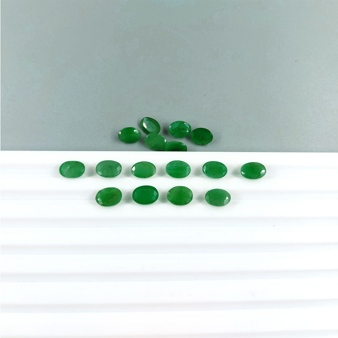 Natural Emerald Calibrated Ovals | 5x7mm &  6x8mm