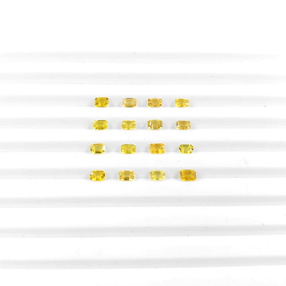 Natural Yellow Sapphire Calibrated Octagons 3x4mm