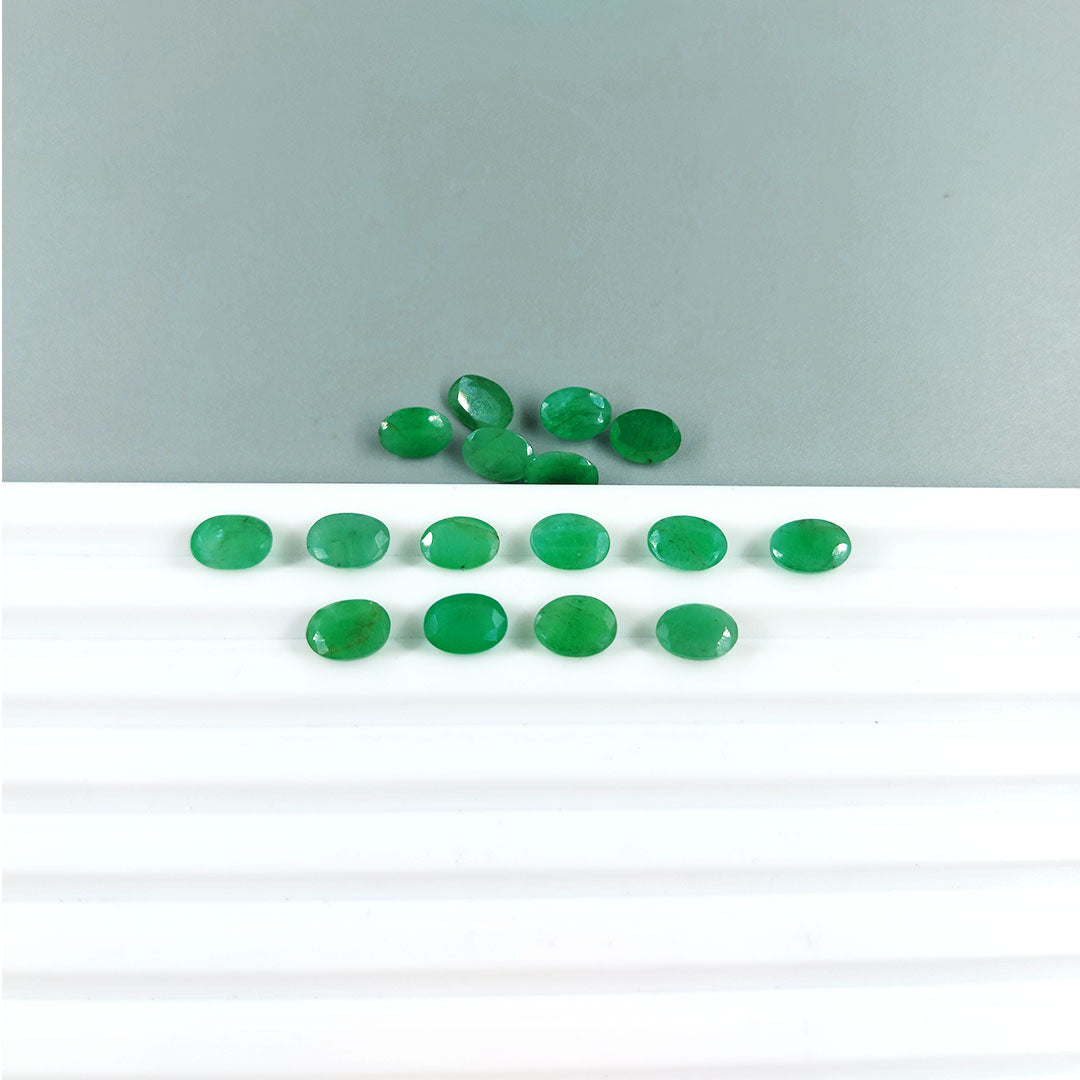 Natural Emerald Calibrated Ovals | 5x7mm & 6x8mm