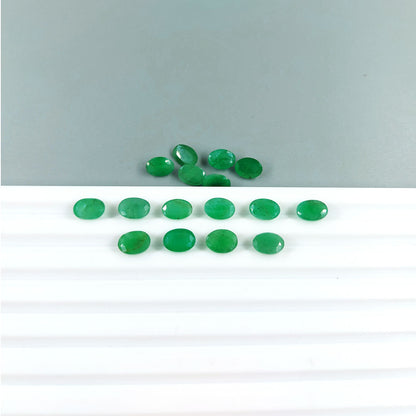 Natural Emerald Calibrated Ovals | 5x7mm & 6x8mm