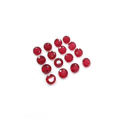 Natural Bangkok Ruby Calibrated Rounds | 6mm & 7mm