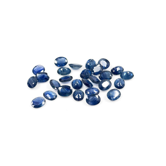 Natural  Bangkok Untreated Blue Sapphire Calibrated Ovals | 7x9mm & 8x10mm