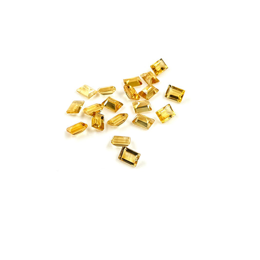 Natural Citrine Calibrated Baguettes | 5x7mm & 6x8mm