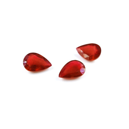 Natural Mozambique Ruby Calibrated Pears 12x16mm