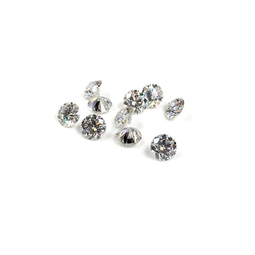 Moissanite Calibrated Rounds | 7mm & 8mm