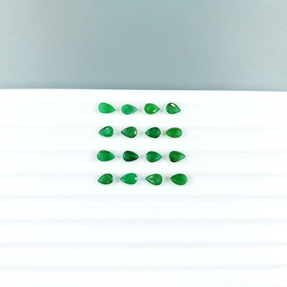 Natural Emerald Calibrated Pears | 3x5mm & 4x6mm