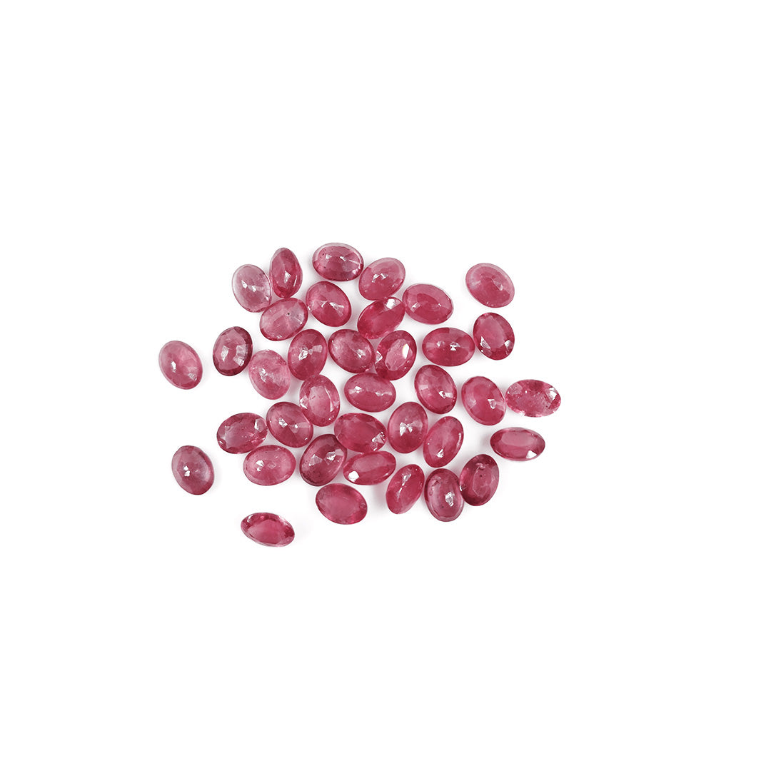 Natural Bangkok Ruby Calibrated Ovals | 7x9mm & 8x10mm