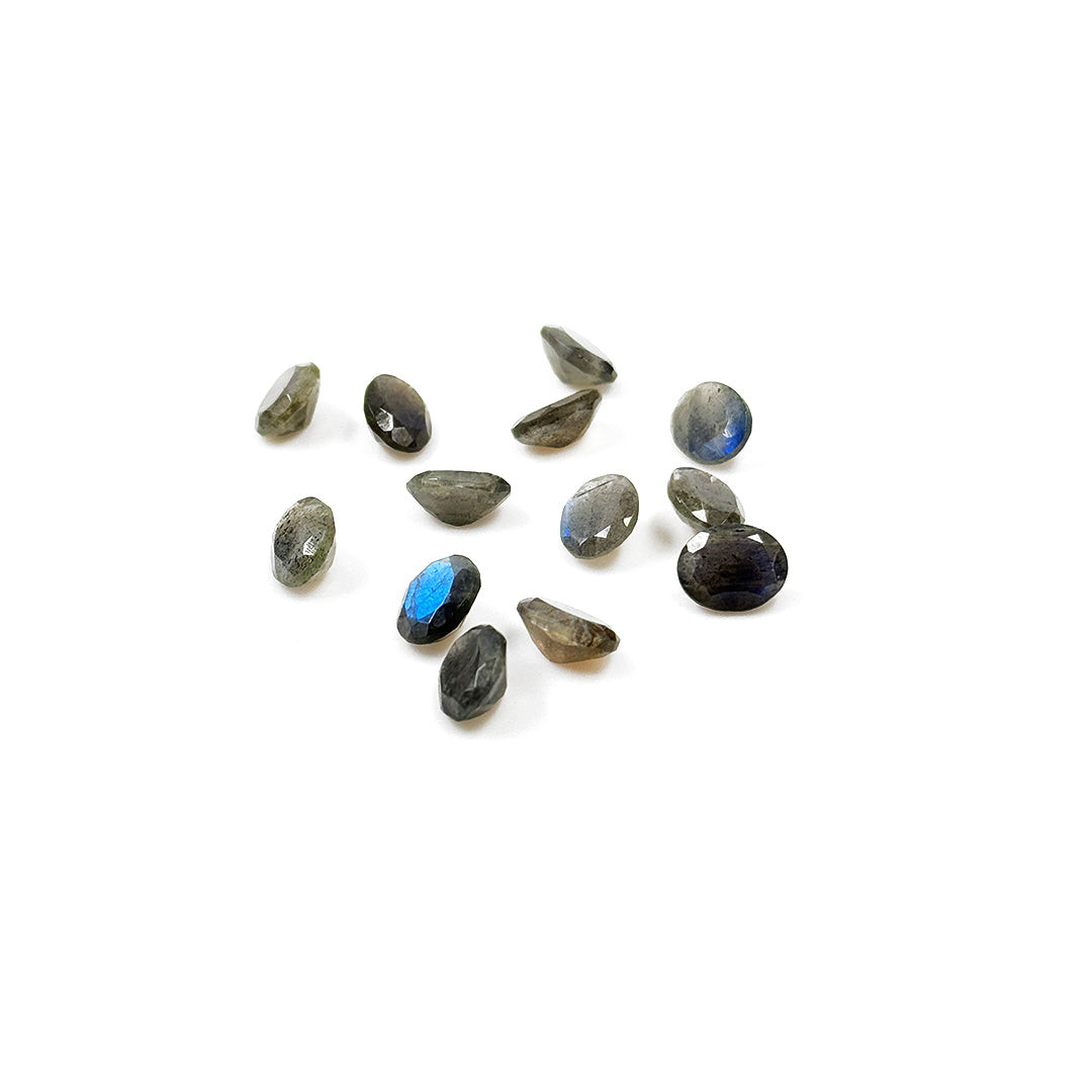 Natural Labradorite Calibrated Ovals | 7x9mm & 8x10mm