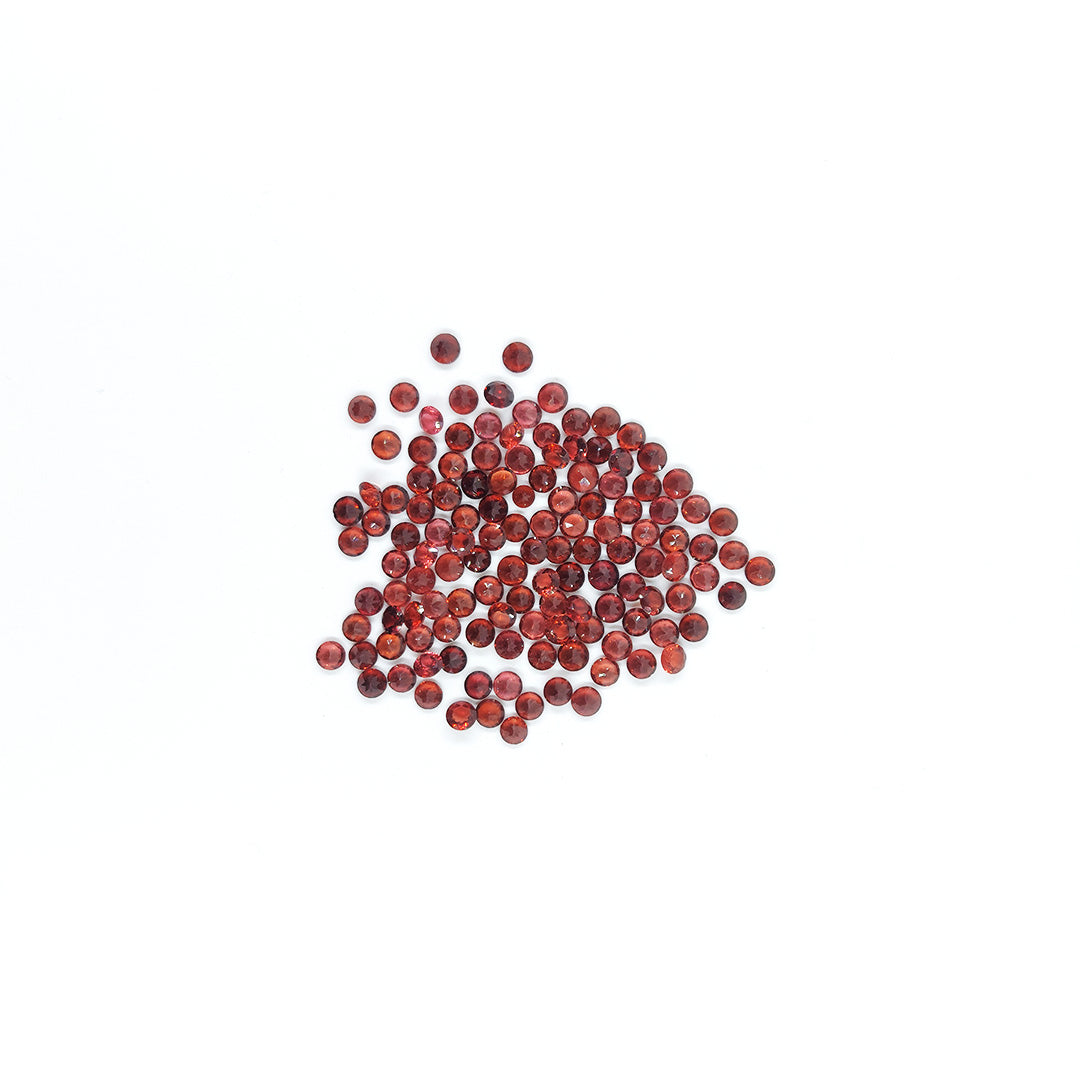 Natural Garnet Calibrated Rounds, 4mm