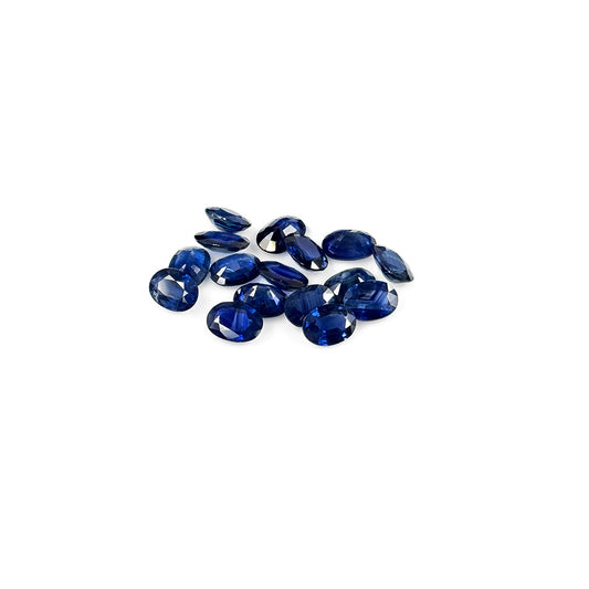 Natural  Bangkok Untreated Blue Sapphire Calibrated Ovals | 5x7mm & 6x8mm