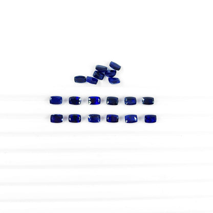 Natural Bangkok Blue Sapphire Calibrated Long Cushion | 3x5mm & 6x4mm