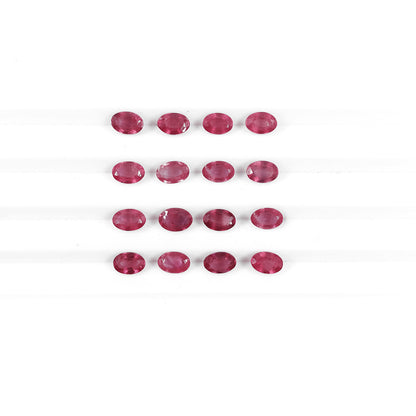 Natural Bangkok Ruby Calibrated Ovals | 3x5mm & 4x6mm