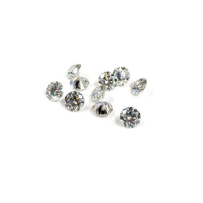 Moissanite Calibrated Rounds | 5mm & 6mm