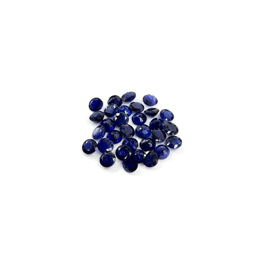 Natural  Bangkok Blue Sapphire Calibrated Rounds | 7mm & 8mm