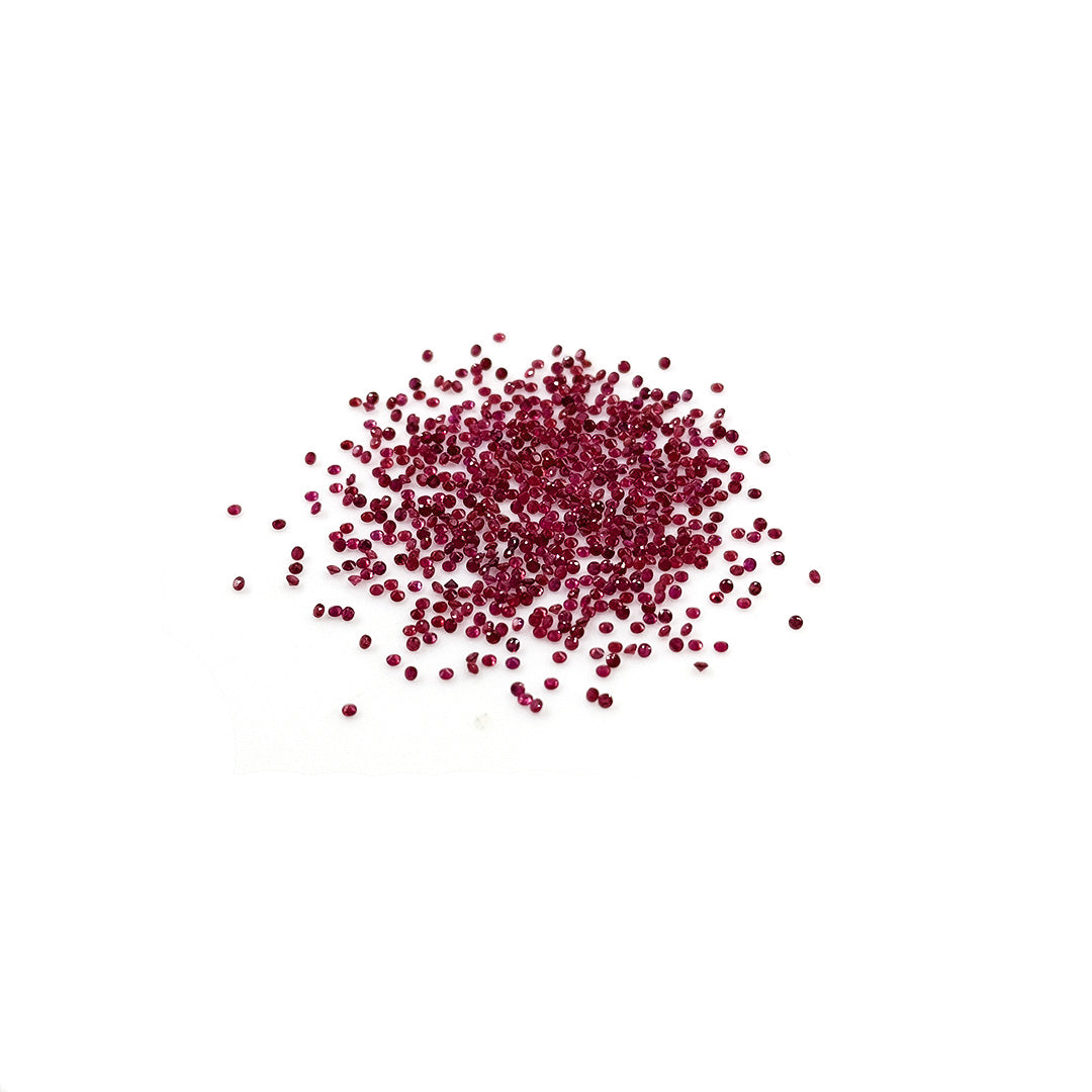 Natural African Ruby Calibrated Rounds 1mm