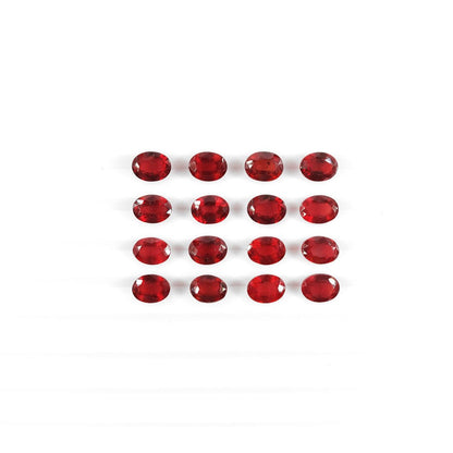 Natural Bangkok Ruby Calibrated Ovals | 3x5mm & 4x6mm