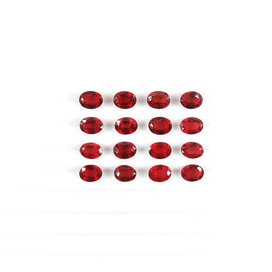 Natural Bangkok Ruby Calibrated Ovals | 3x5mm & 4x6mm