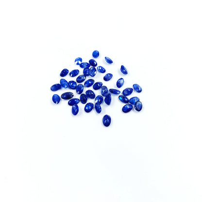 Natural  Bangkok Blue Sapphire Calibrated Ovals | 3x5mm & 6x4mm