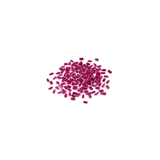 Natural Mozambique Ruby Calibrated Baguettes 1.5x3mm