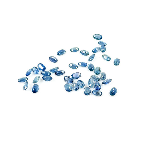 Natural  Bangkok Untreated Blue Sapphire Calibrated Ovals | 3x5mm & 6x4mm