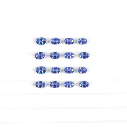 Natural Ceylon Blue Sapphire Calibrated Ovals | 3x5mm & 4x6mm