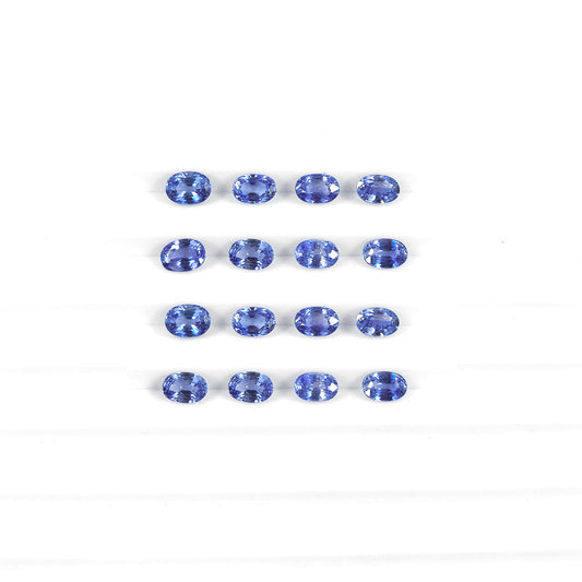 Natural Ceylon Blue Sapphire Calibrated Ovals | 3x5mm & 4x6mm