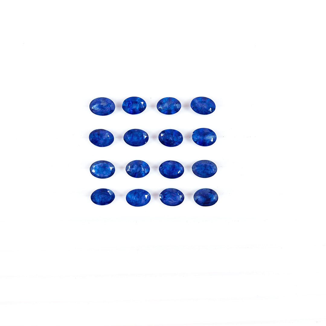 Natural Bangkok Blue Sapphire Calibrated Ovals | 7x5mm & 8x6mm