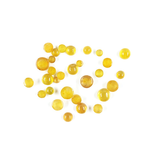 Natural Bangkok Yellow Sapphire Calibrated Rounds | 4mm & 5mm