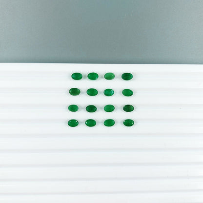 Natural Emerald Calibrated Ovals | 3x5mm, 6x4mm