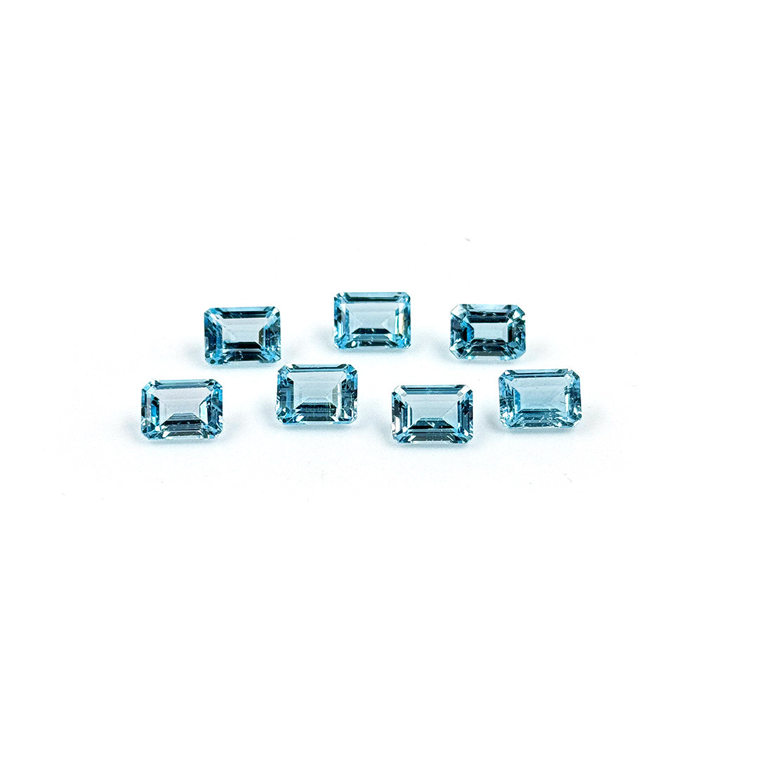 Natural Blue Topaz Calibrated Octagons| 7x9mm & 8x10mm