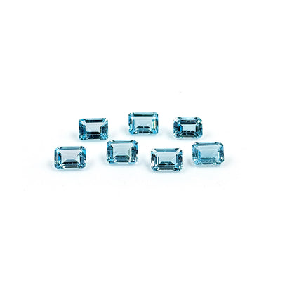 Natural Blue Topaz Calibrated Octagons| 7x9mm & 8x10mm