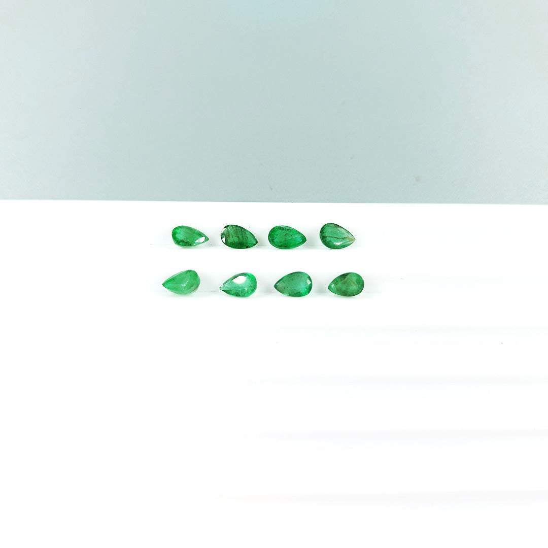 Natural Emerald Calibrated Pears | 3x5mm & 4x6mm