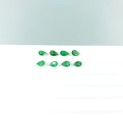 Natural Emerald Calibrated Pears | 3x5mm & 4x6mm