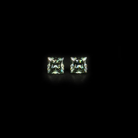 Moissanite Calibrated Squares | 6mm & 7mm