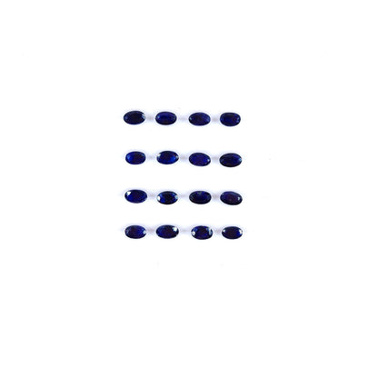 Natural  Bangkok Blue Sapphire Calibrated Ovals | 3x5mm & 6x4mm