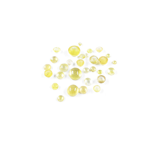 Natural Bangkok Yellow Sapphire Calibrated Rounds | 4mm & 5mm