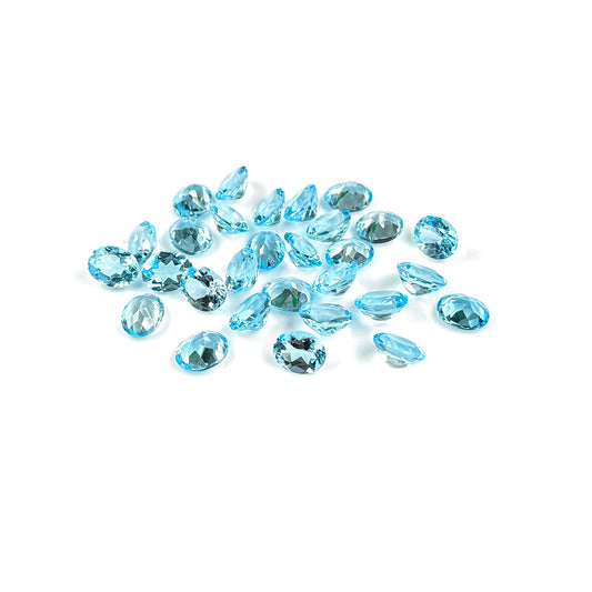 Natural Blue Topaz Calibrated Ovals | 7x9mm & 8x10mm