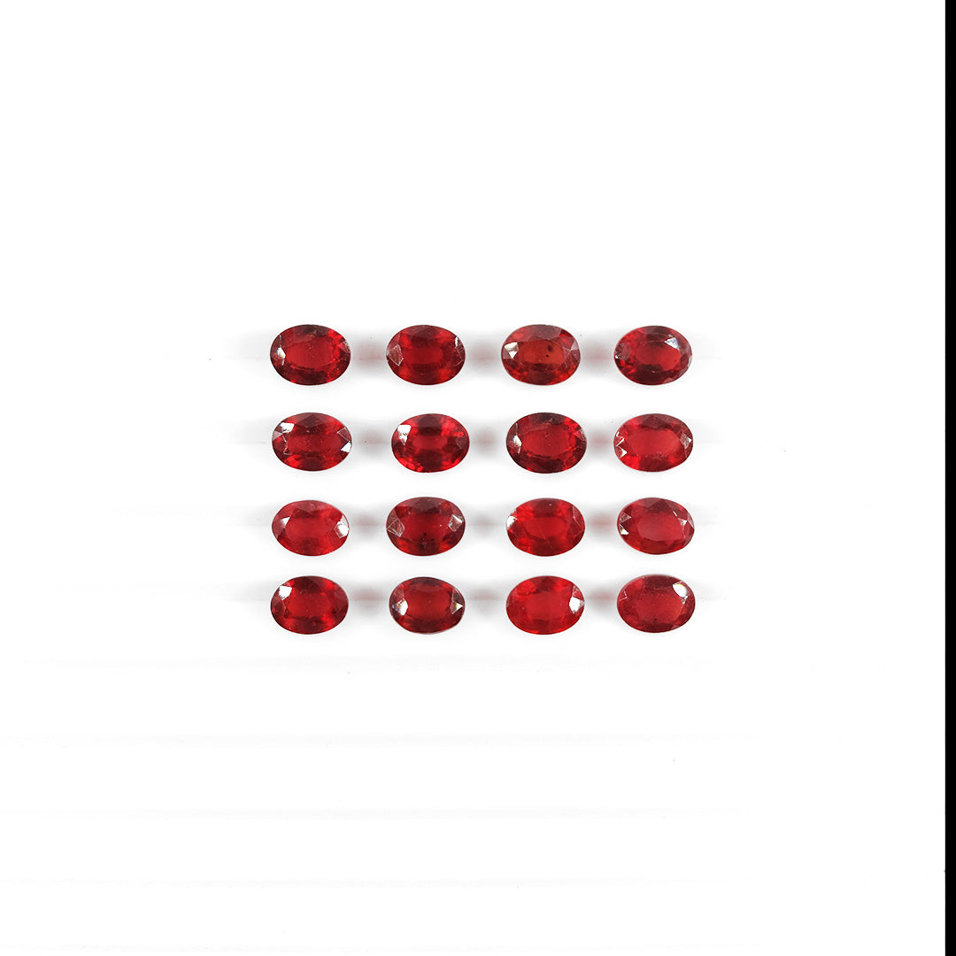 Natural Bangkok Ruby Calibrated Ovals | 5x7mm & 6x8mm