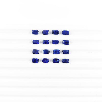 Natural Bangkok Blue Sapphire Calibrated Long Cushion | 3x5mm & 6x4mm