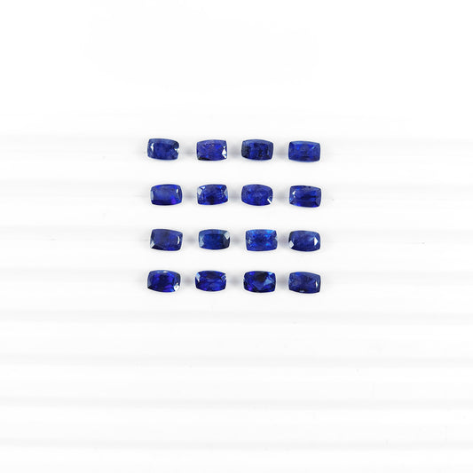 Natural Bangkok Blue Sapphire Calibrated Long Cushion | 3x5mm & 6x4mm