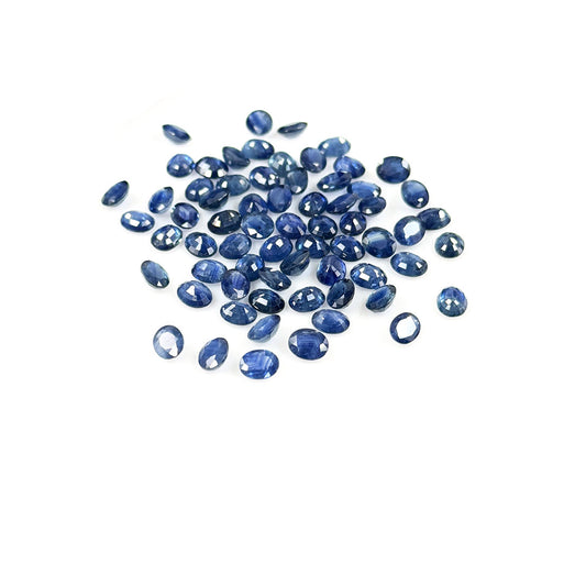 Natural  Bangkok Untreated Blue Sapphire Calibrated Ovals | 5x6mm & 6x7mm