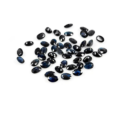 Natural  Bangkok Untreated Blue Sapphire Calibrated Ovals | 3x5mm & 6x4mm